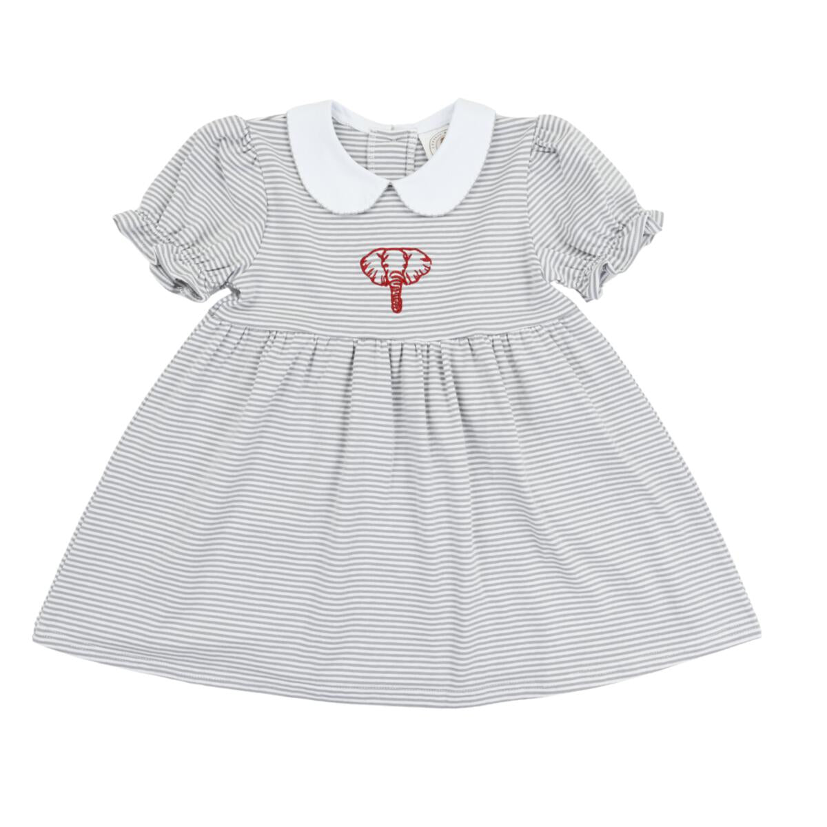 Grey Stripe Elephant Mascot Dress