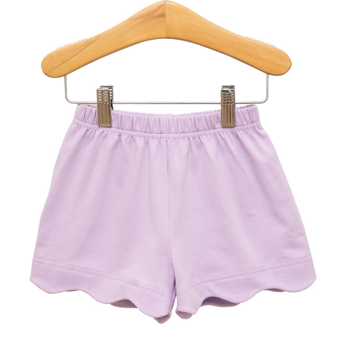 Scalloped Shorts - Lavender
