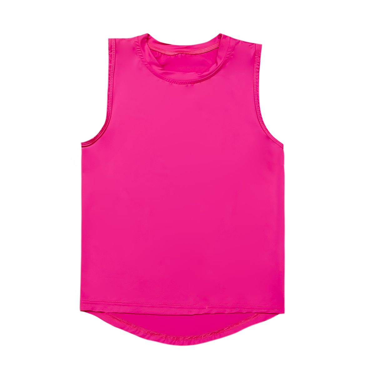 High Low Tank - Neon Pink