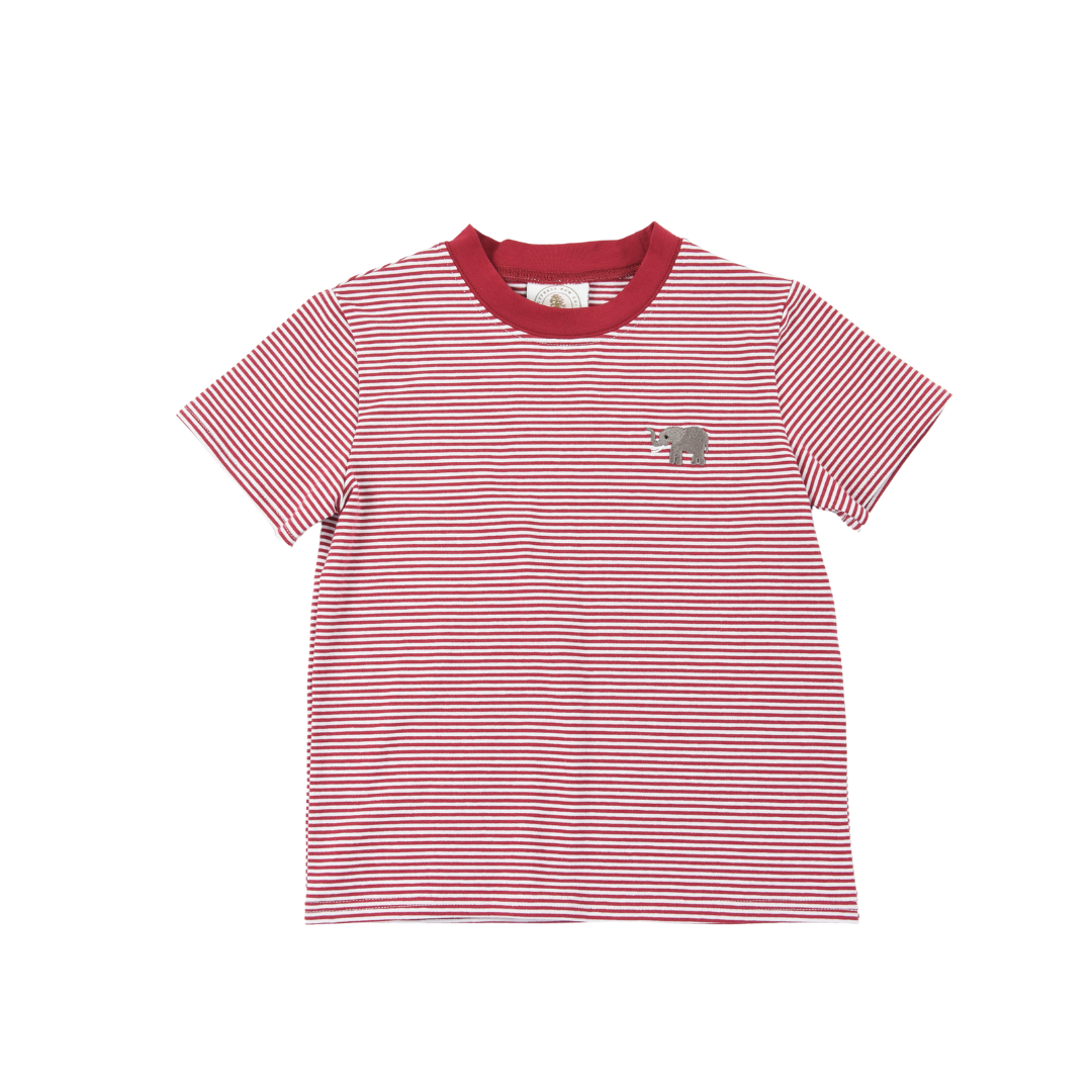 Fan Zone Crew Tee- Dark Red