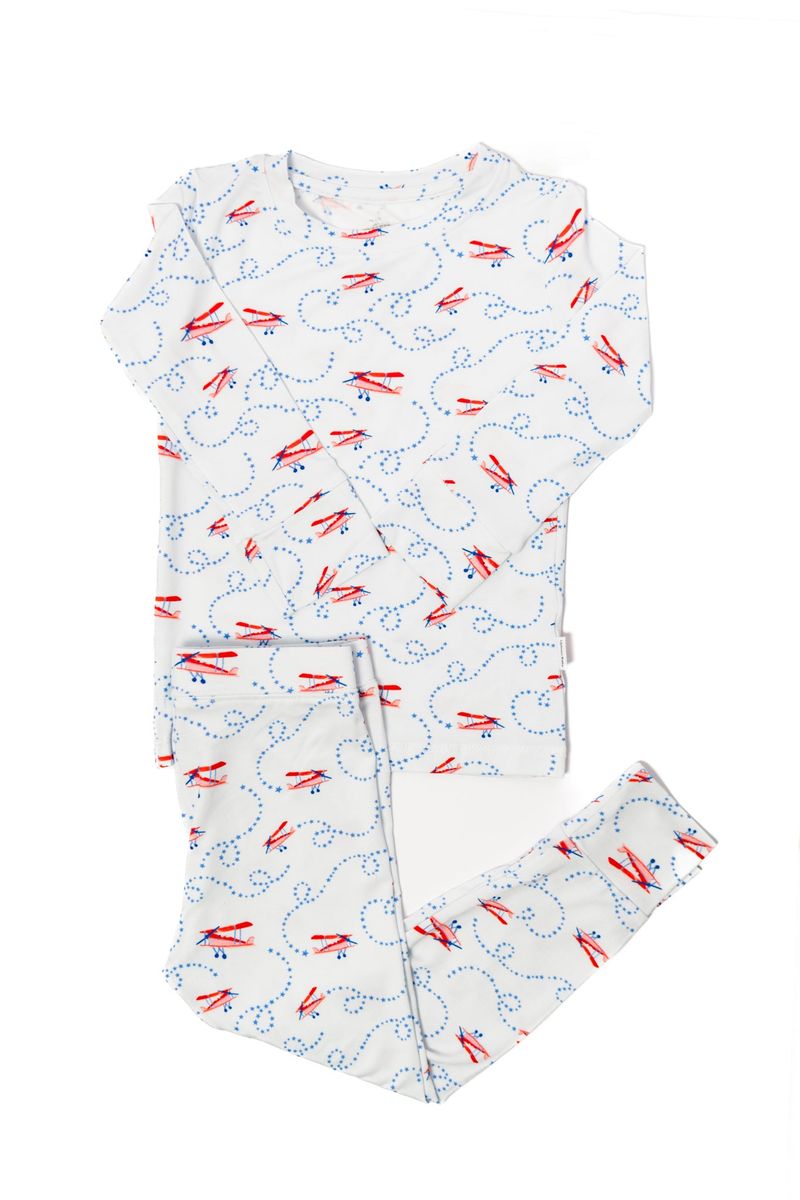 2 piece Airplane Pajamas