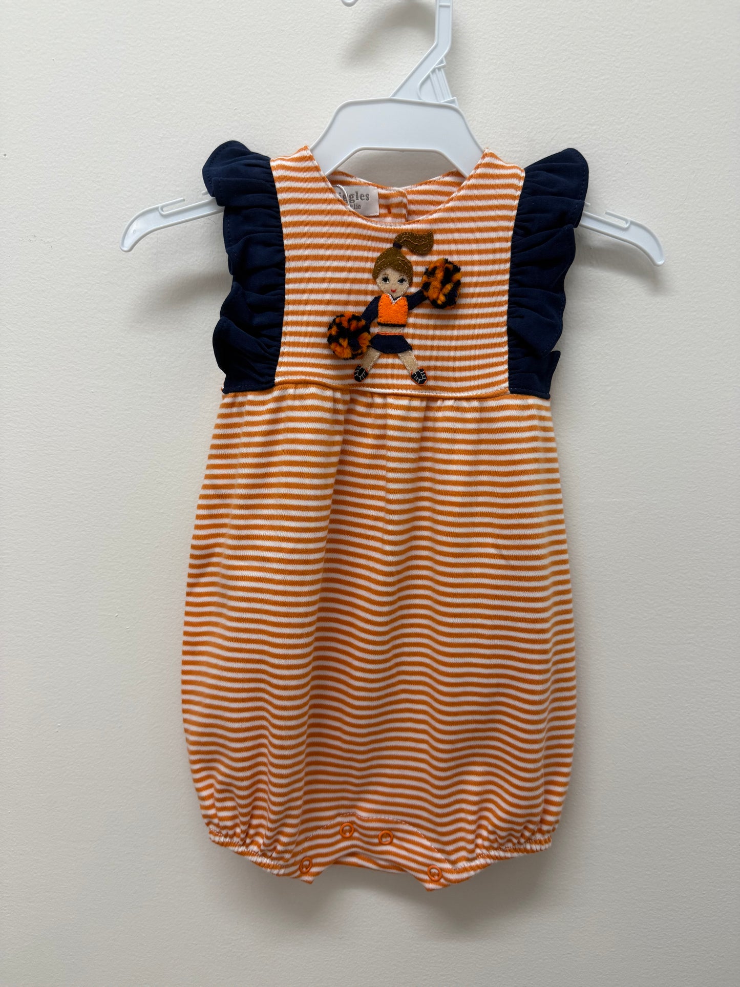 Orange Stripe Cheer Bubble