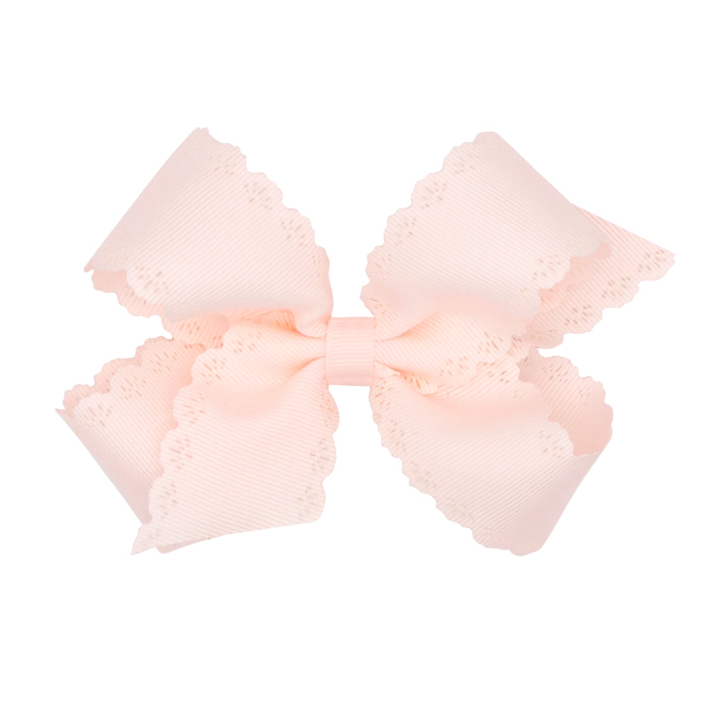 Medium Eyelet Embossed Edge Bow