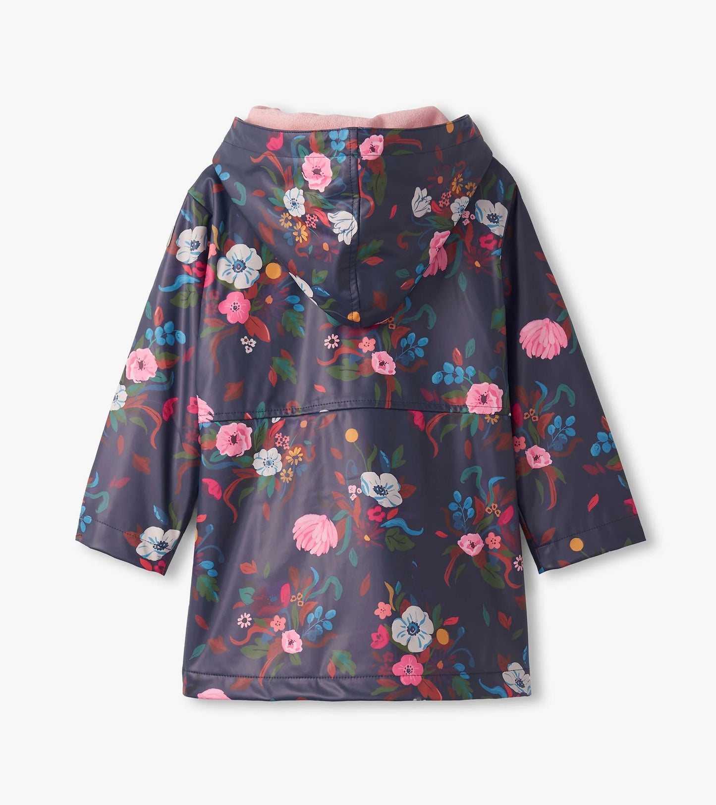 Fall Floral Peplum Rain Jacket