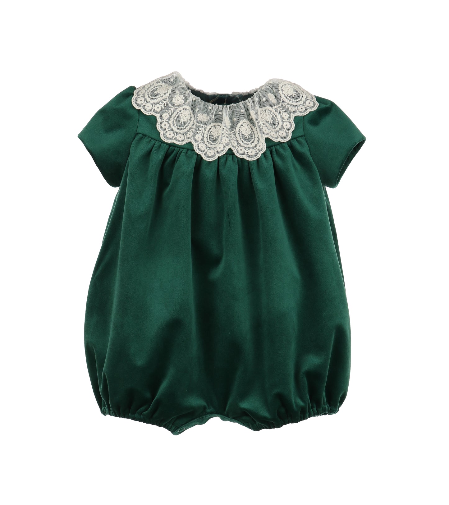 Green Velvet Girl Bubble