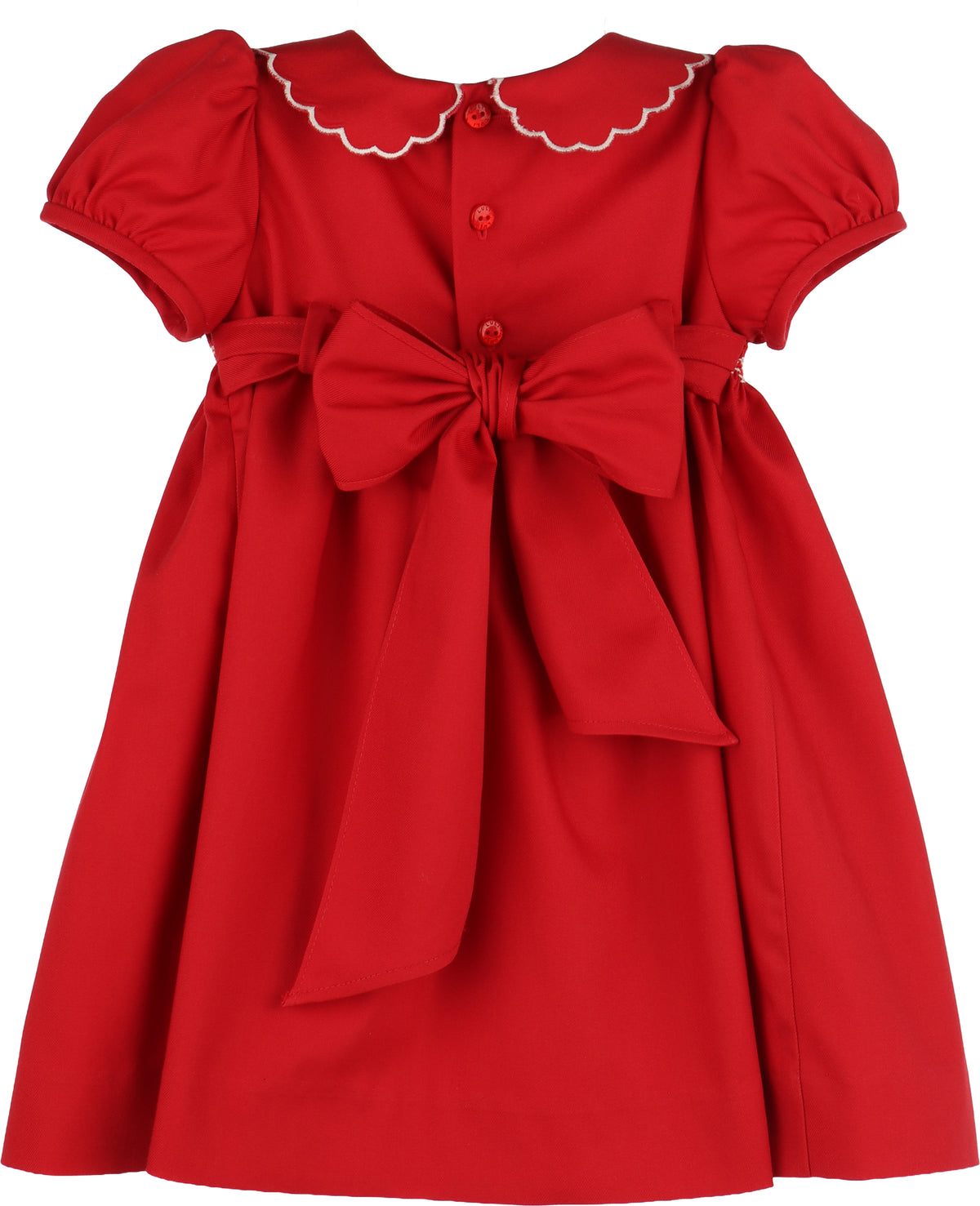 Classic Smock Dress - Red