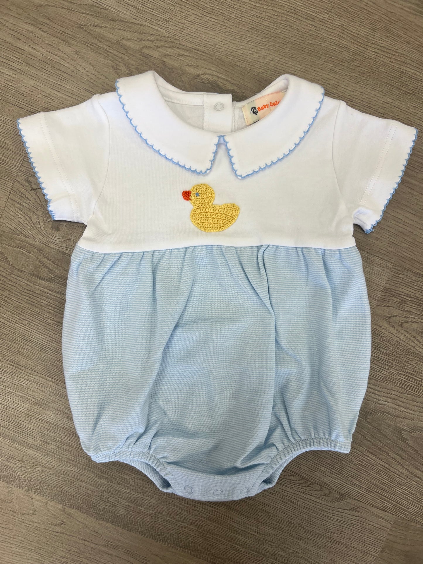 Blue Stripe Duck Bubble