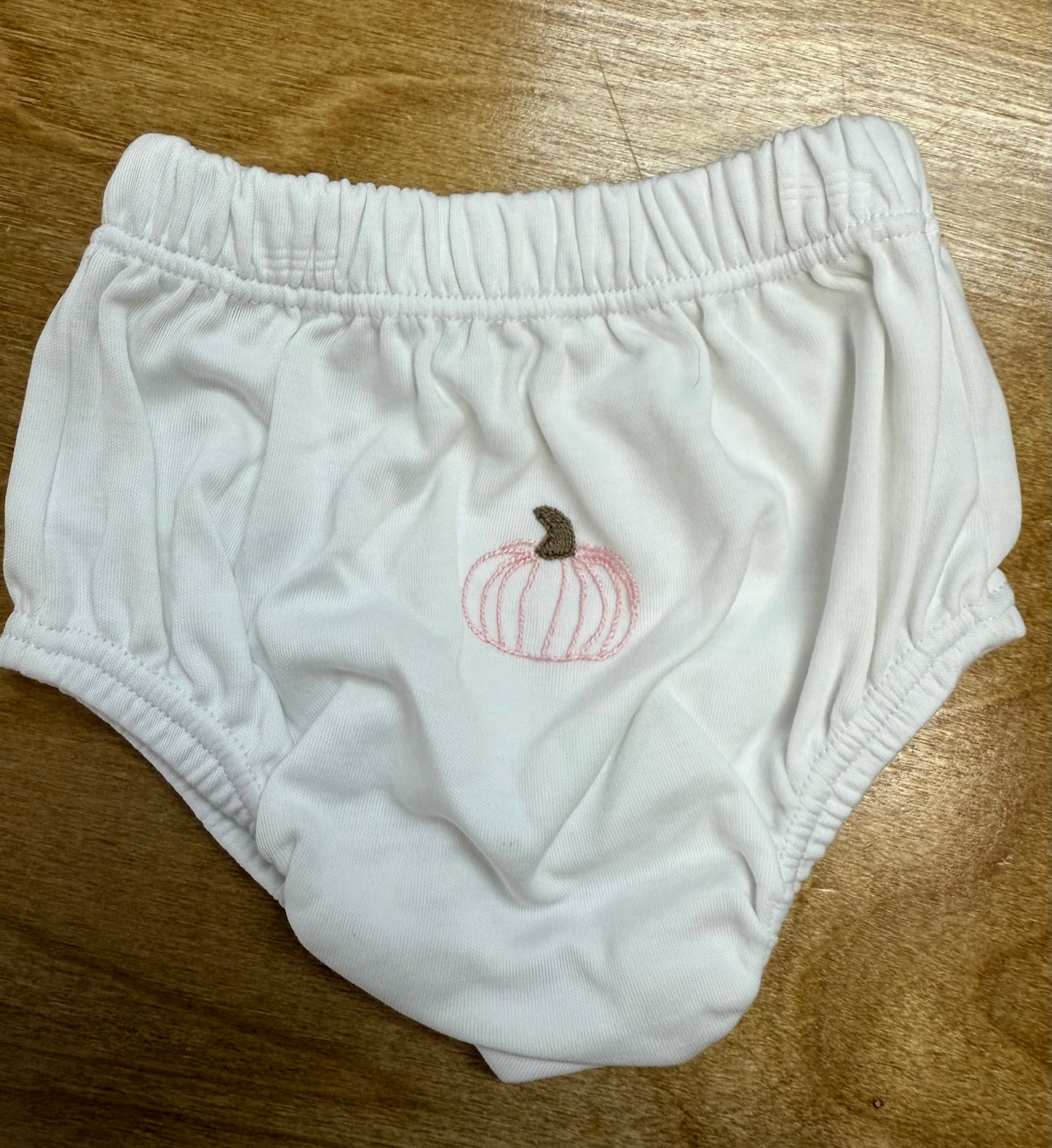 Pink Pumpkin Diaper Cover Set