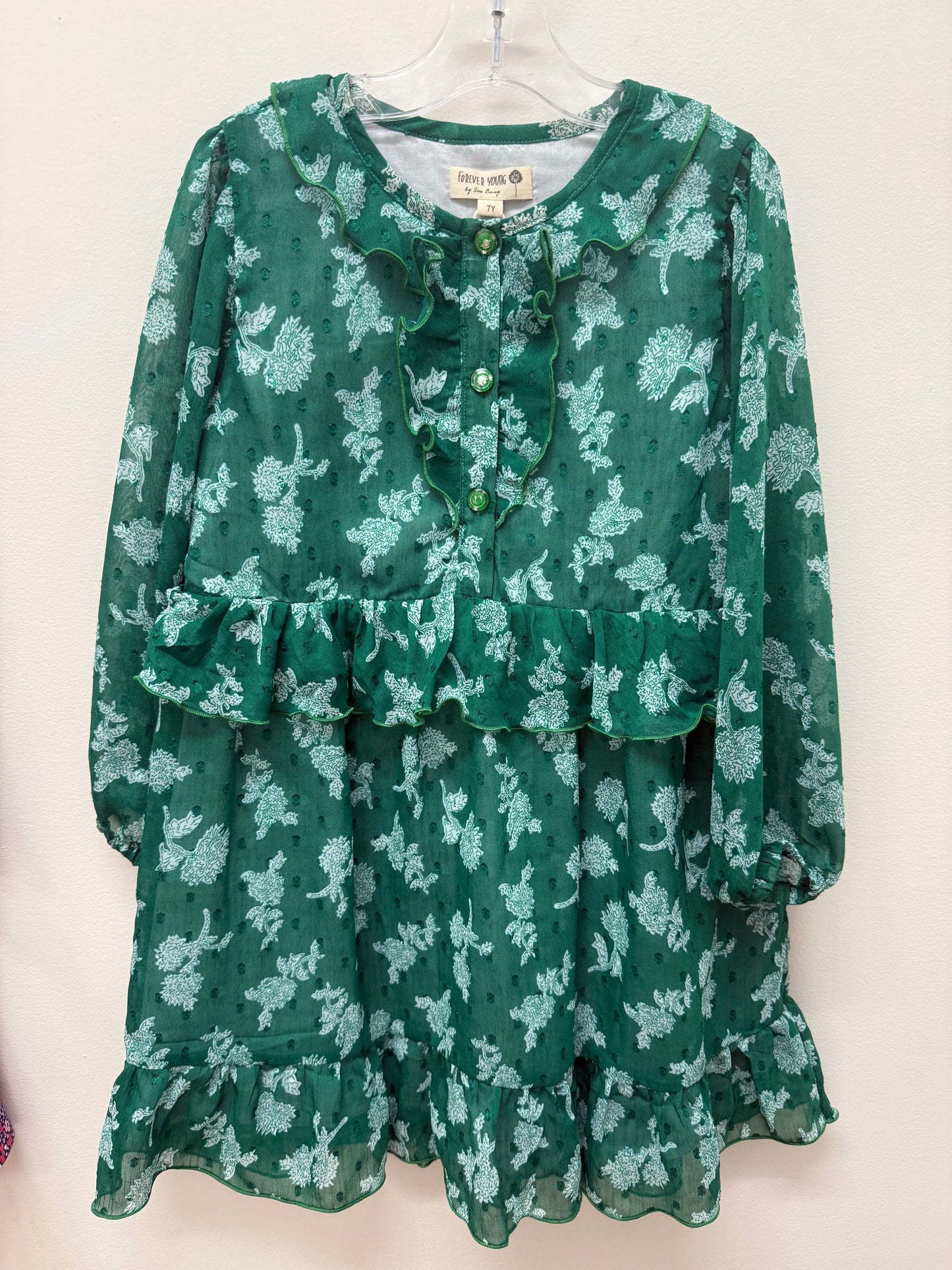Green Floral Dress