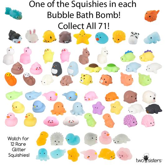 Squishy Kids Bath Bombs Gift Set with Toys Inside