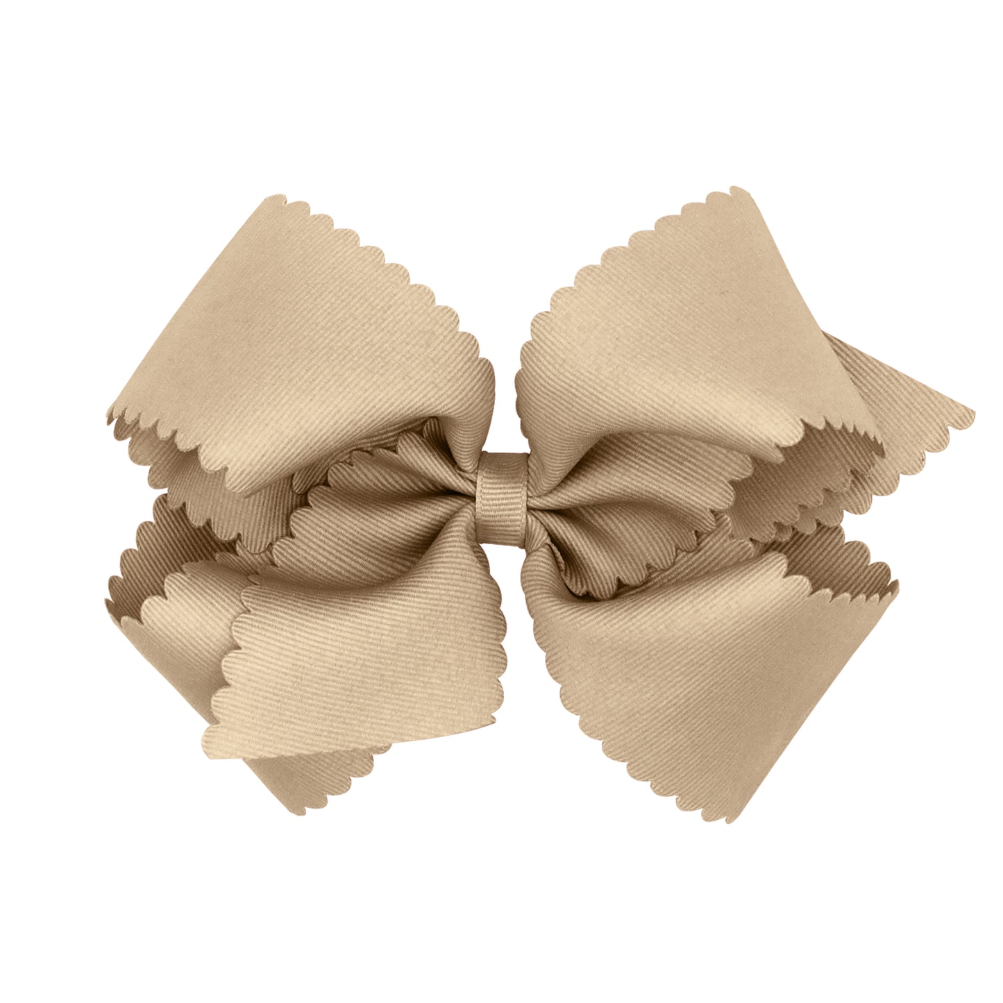 Wee Ones Medium Bow w/ Scalloped Edge