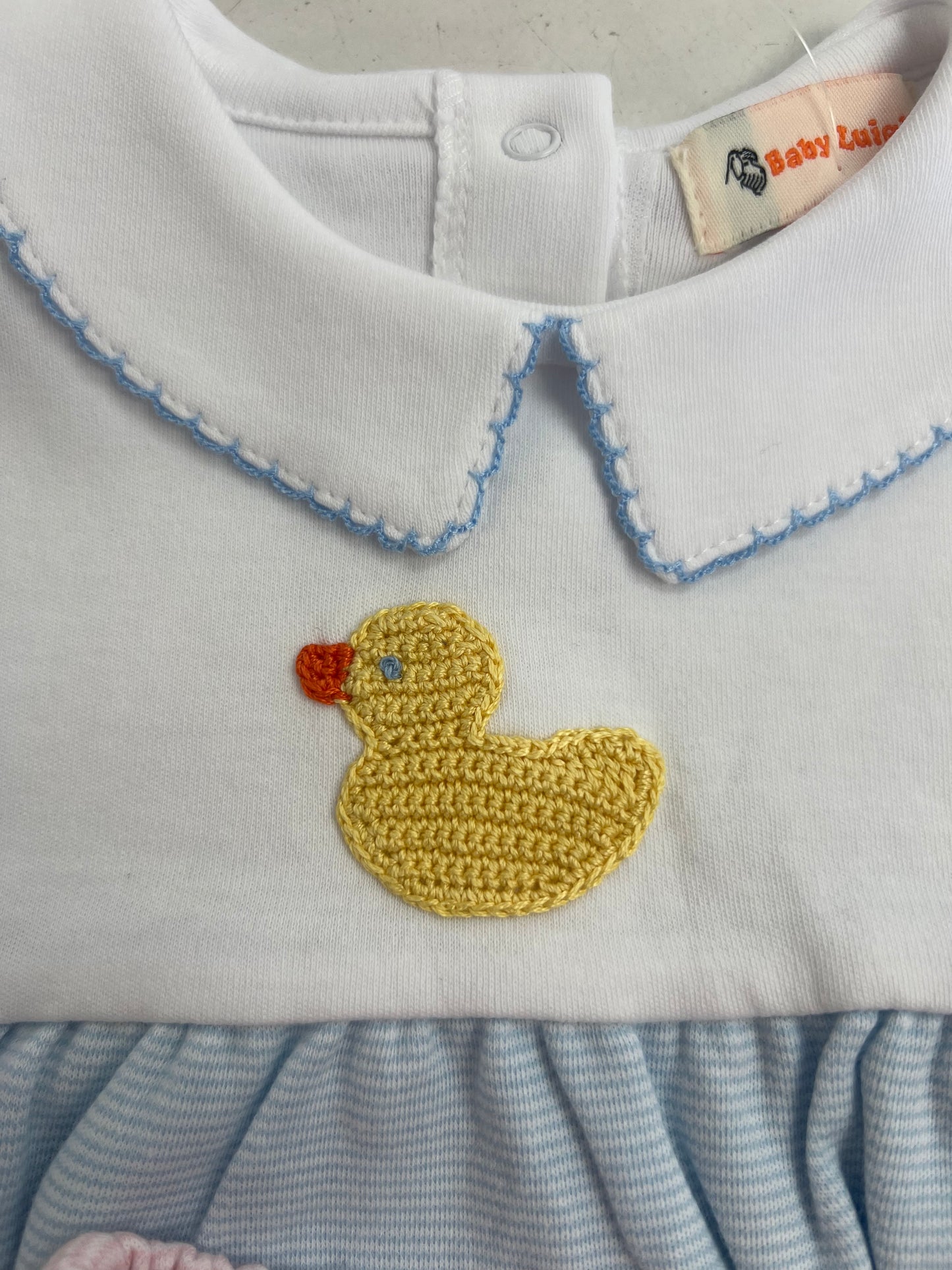 Blue Stripe Duck Bubble