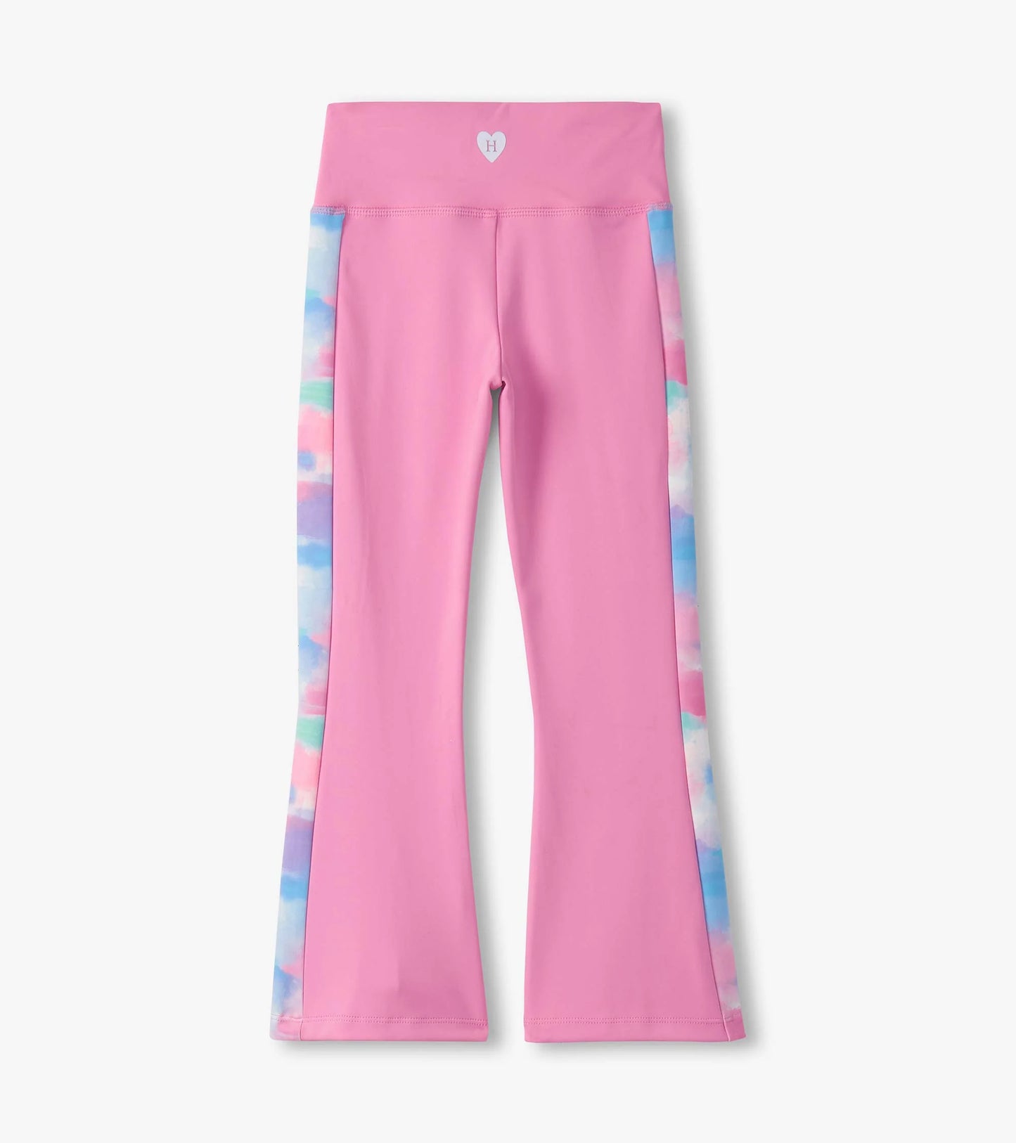 Fuchsia Pink Active Flared Pants