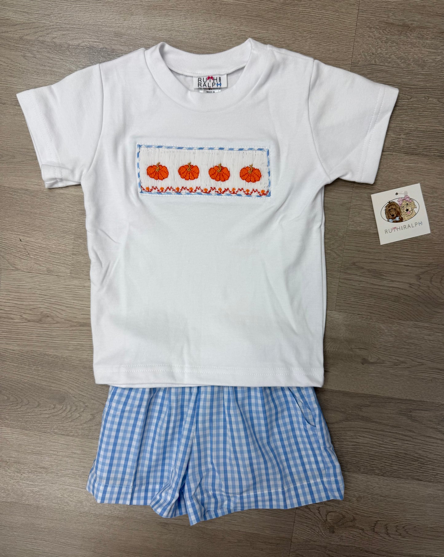 Blue Pumpkins Beau Short Set