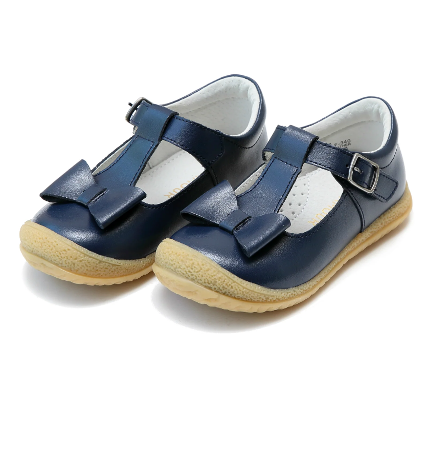 Emma Bow T-Strap Mary Jane - Navy