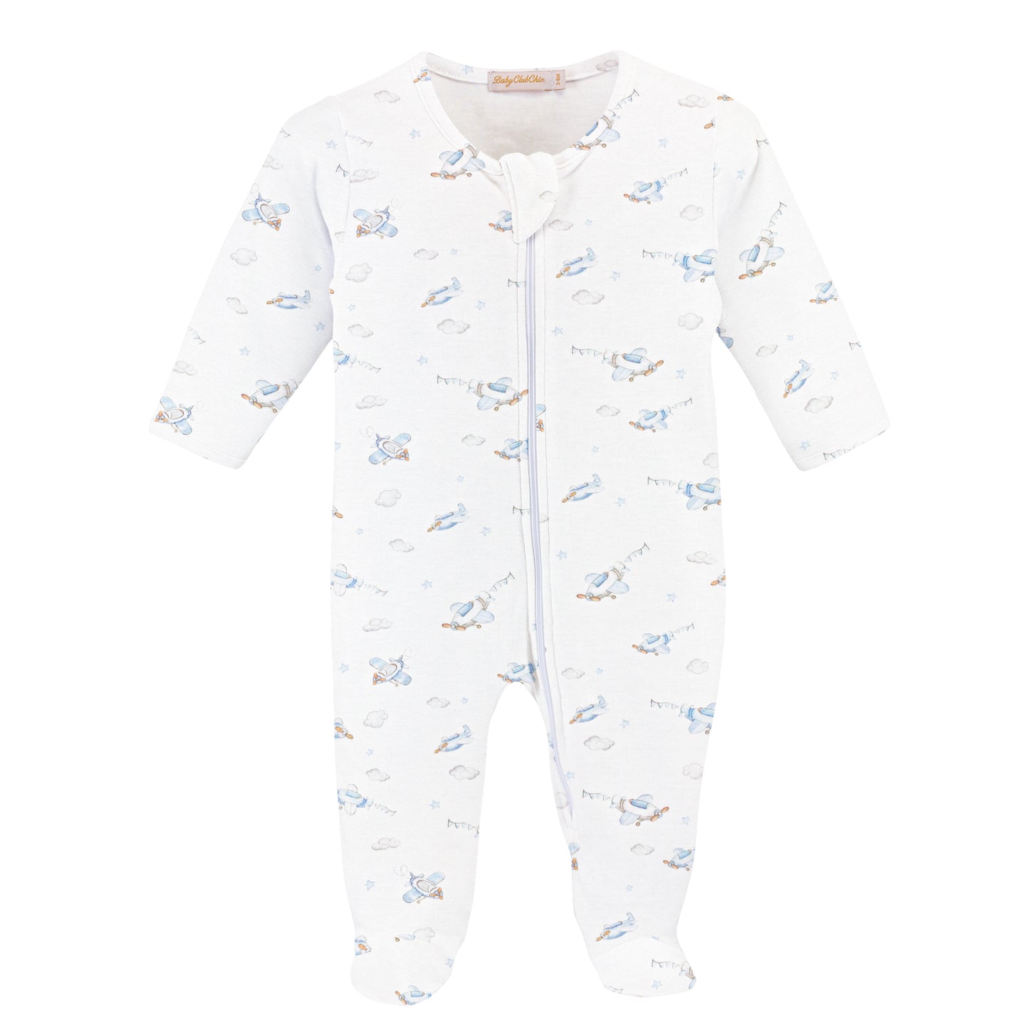 Up and Away Zipped Footie