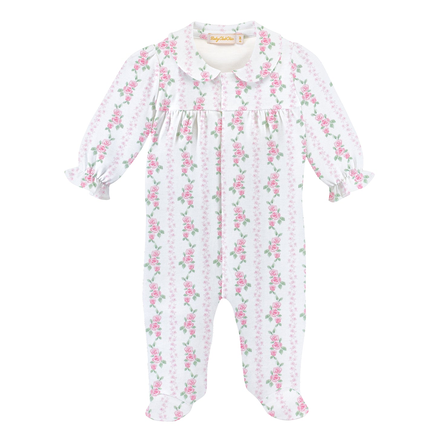 Soft Roses Printed Footie
