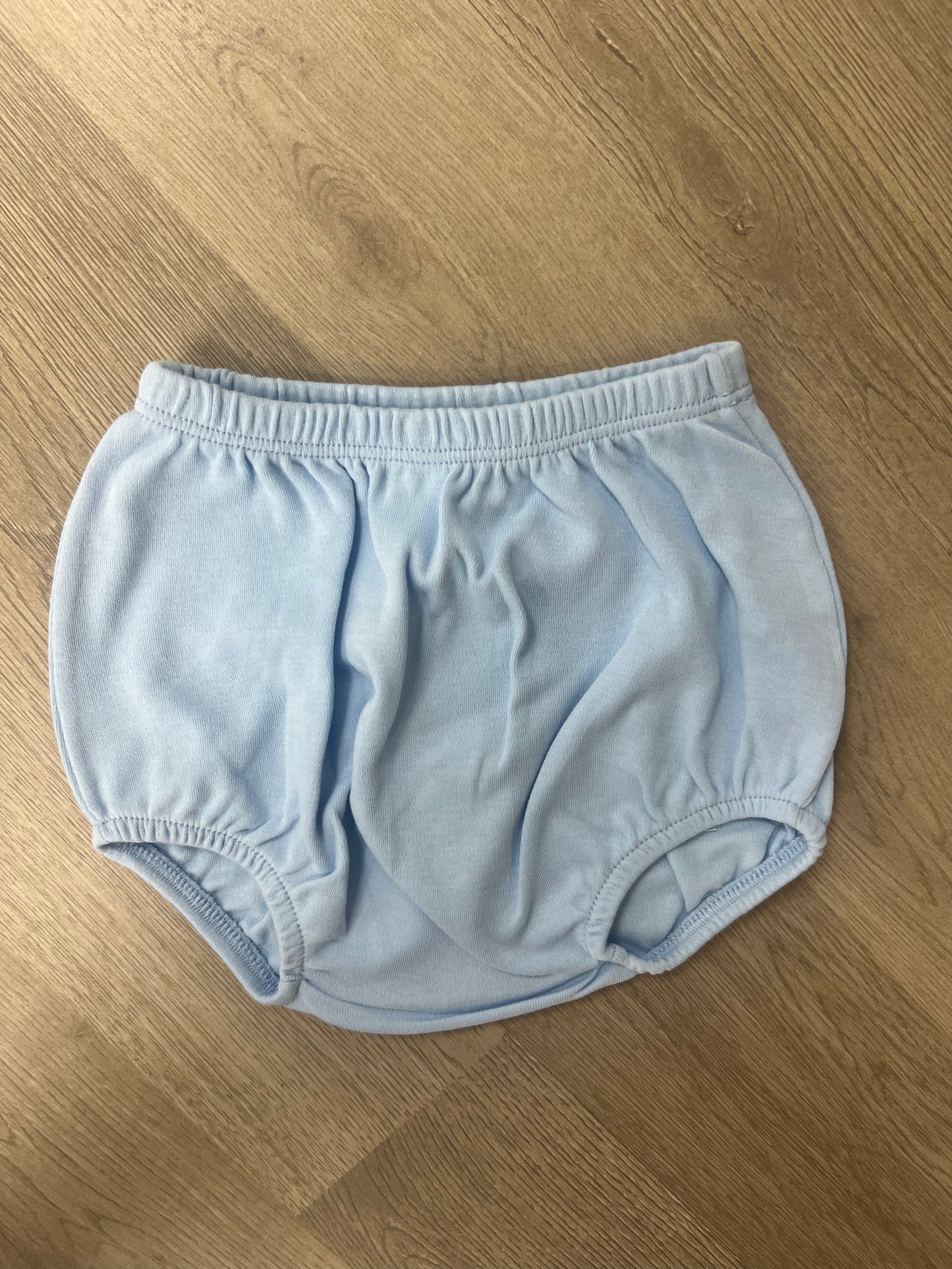 Light Blue Knit Diaper Cover