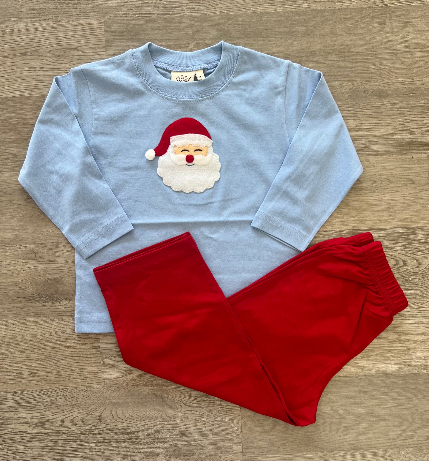 Red Straight Knit Pants