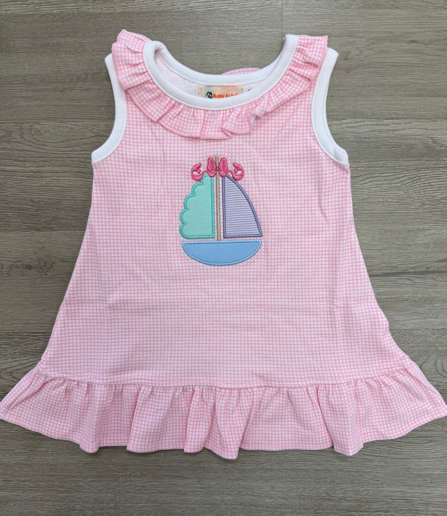 Sailboat Applique Dress