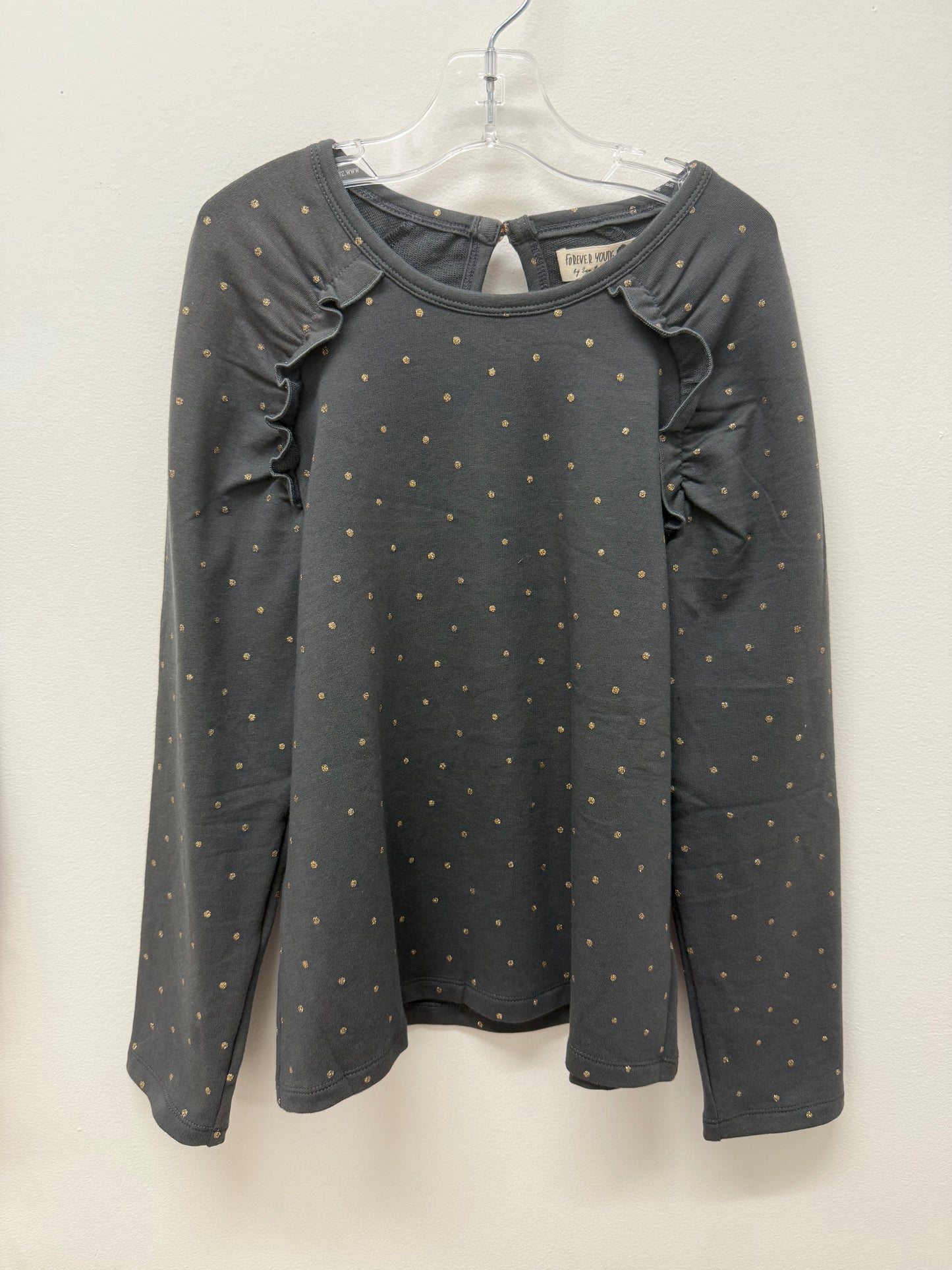 Black Top with Gold Dots