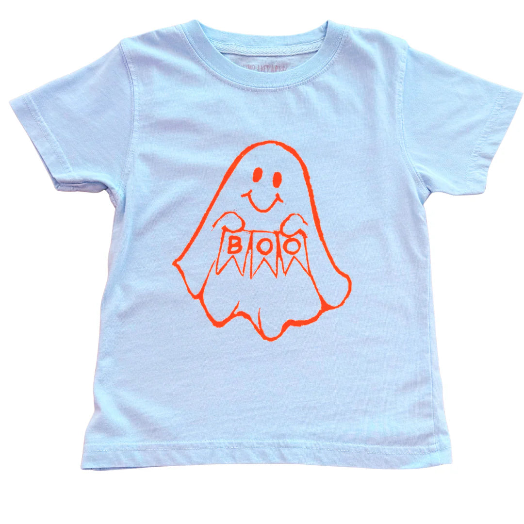 Light Blue BOO Ghost T-Shirt