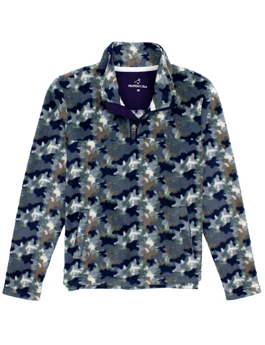 Sportsman Microfleece Pullover - Delta Backwater Camo