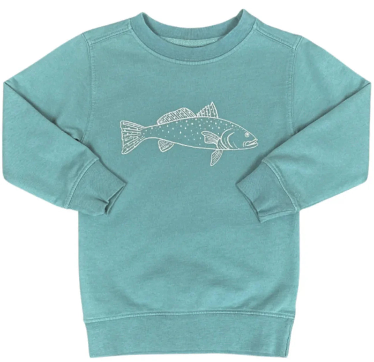 Seafoam Green Trout Sweatshirt