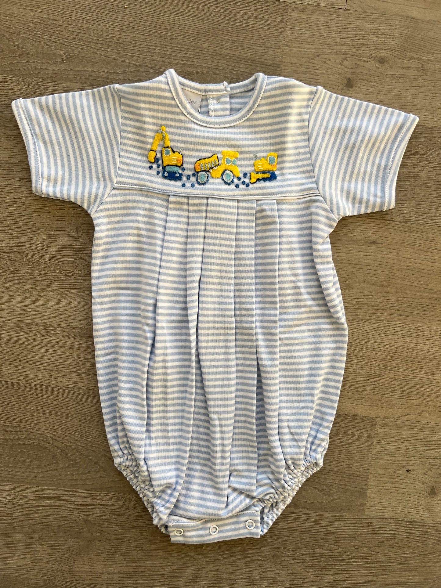 Construction Crew Pleated Romper