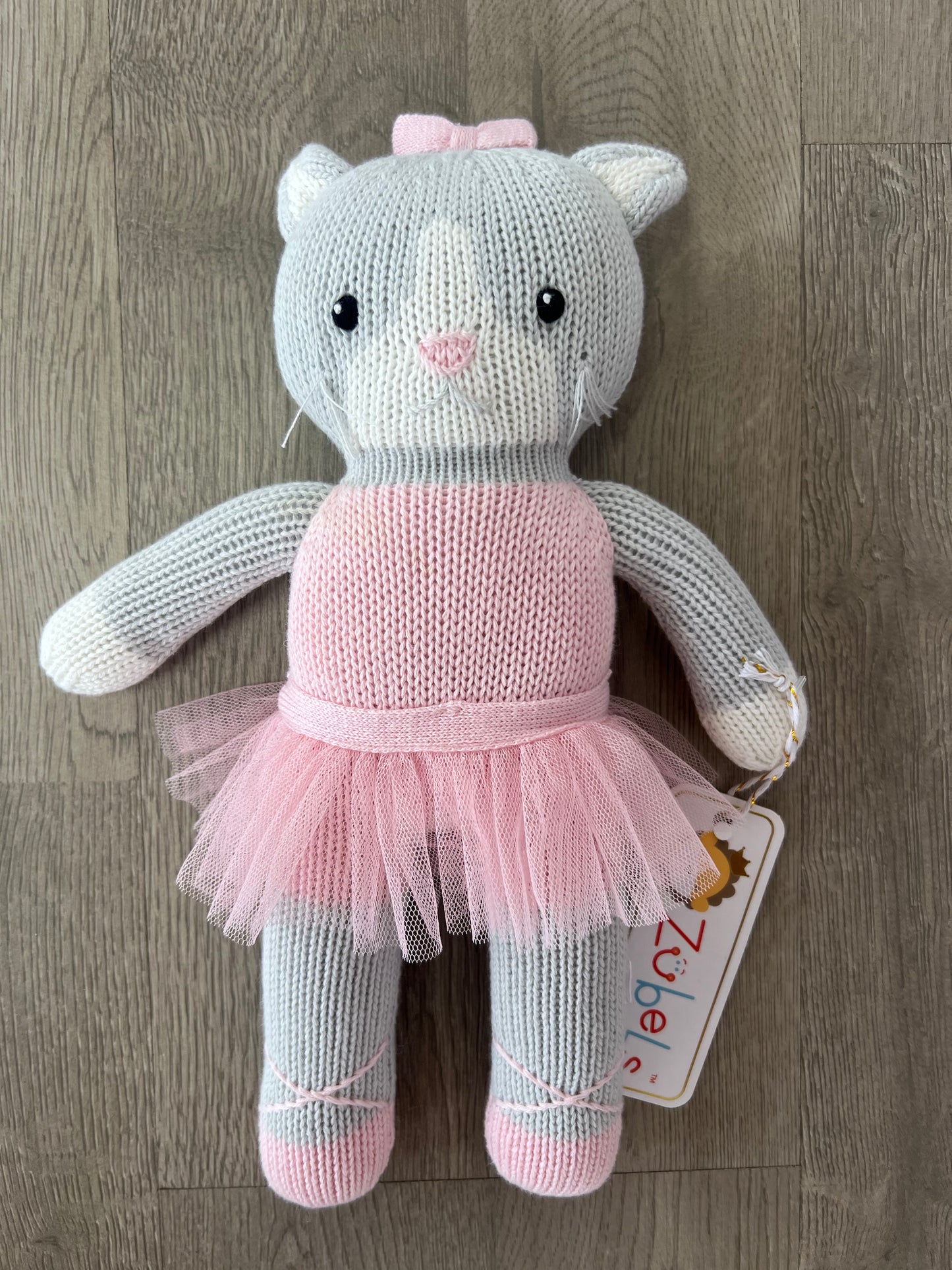 Ballerina Kitty Knit Doll