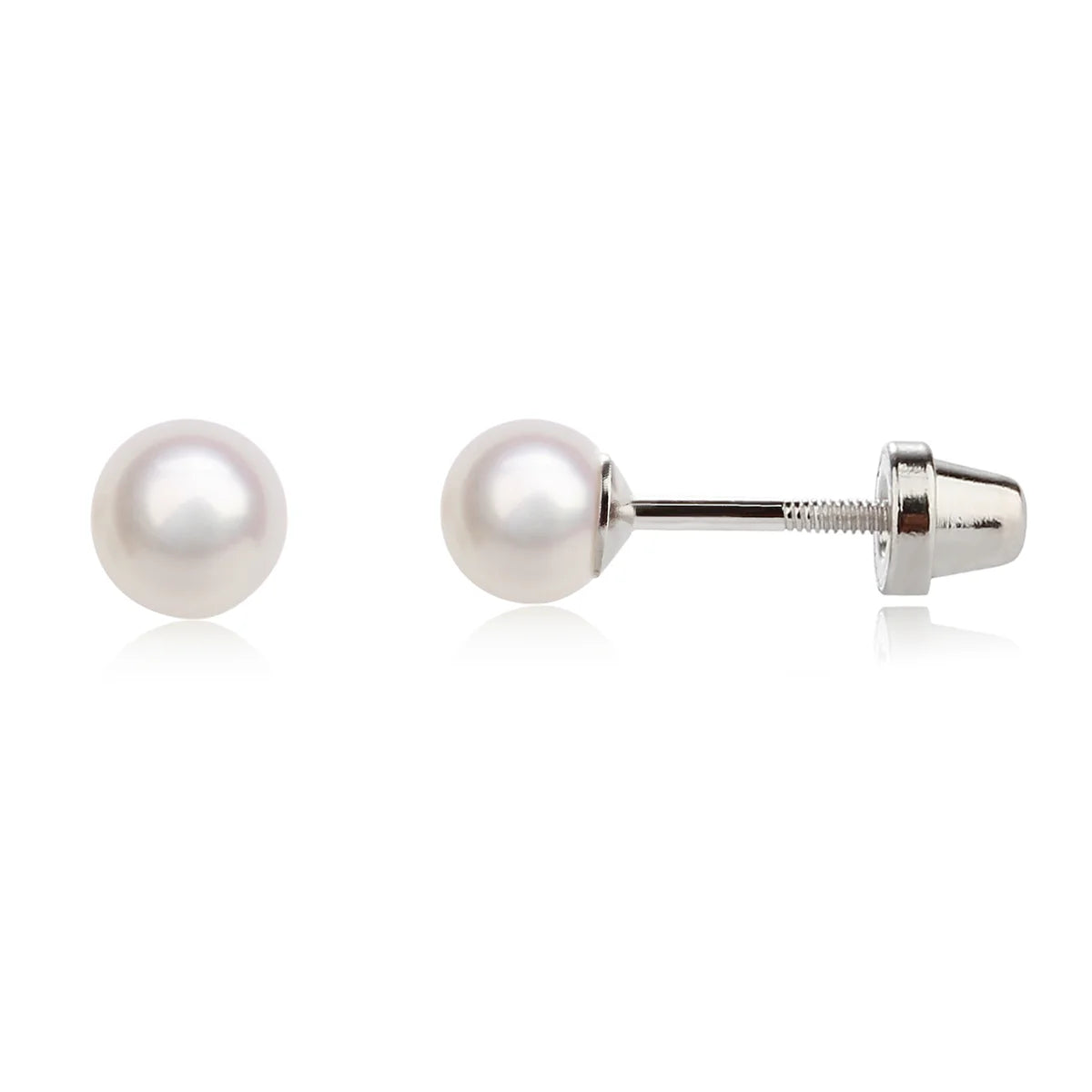 Sterling Silver Pearl Earrings