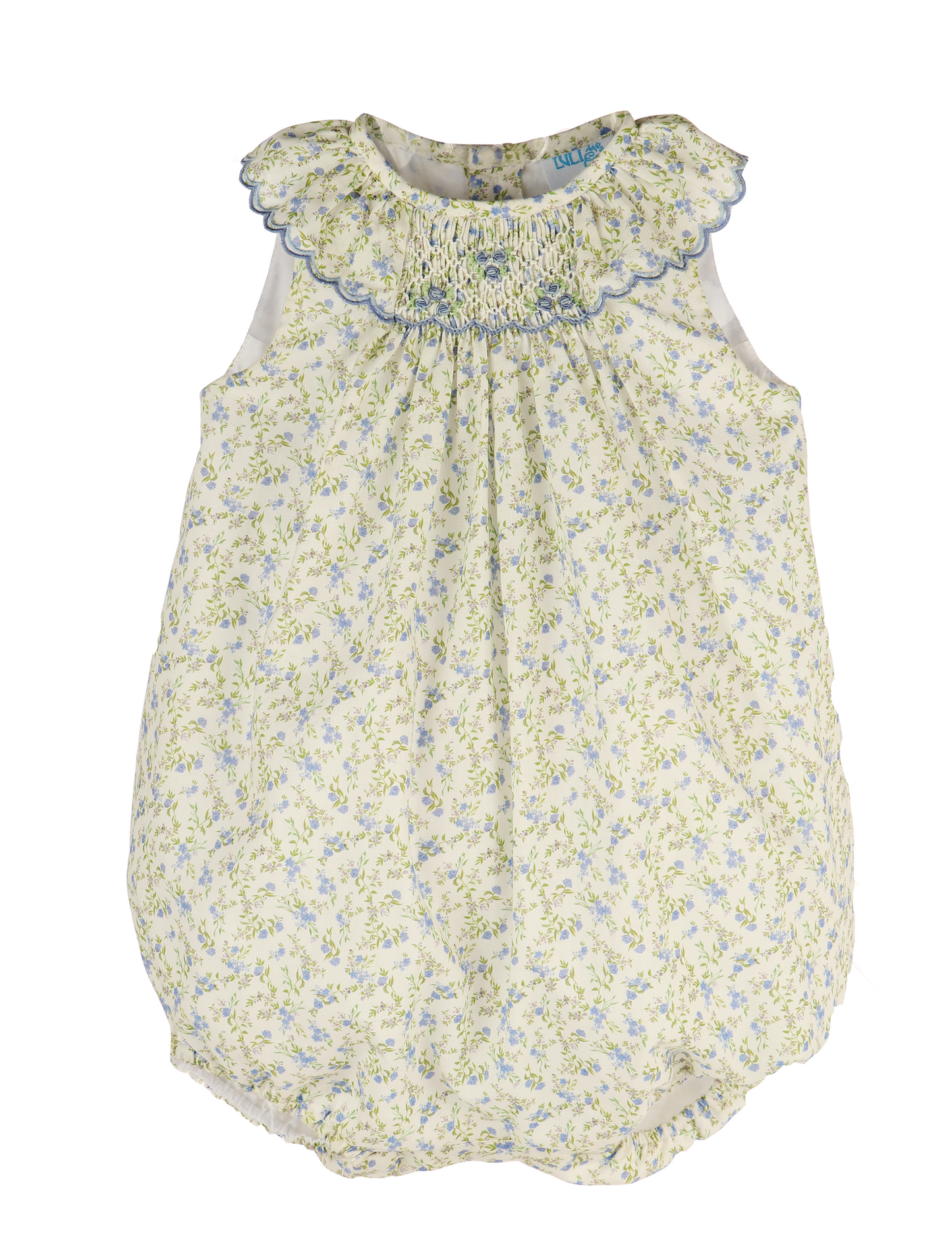 Lavender Smock Bubble, Blue