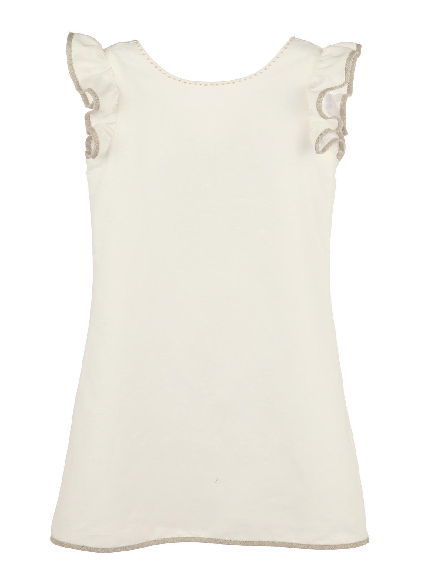 Lux Eyelet Dress, Ivory