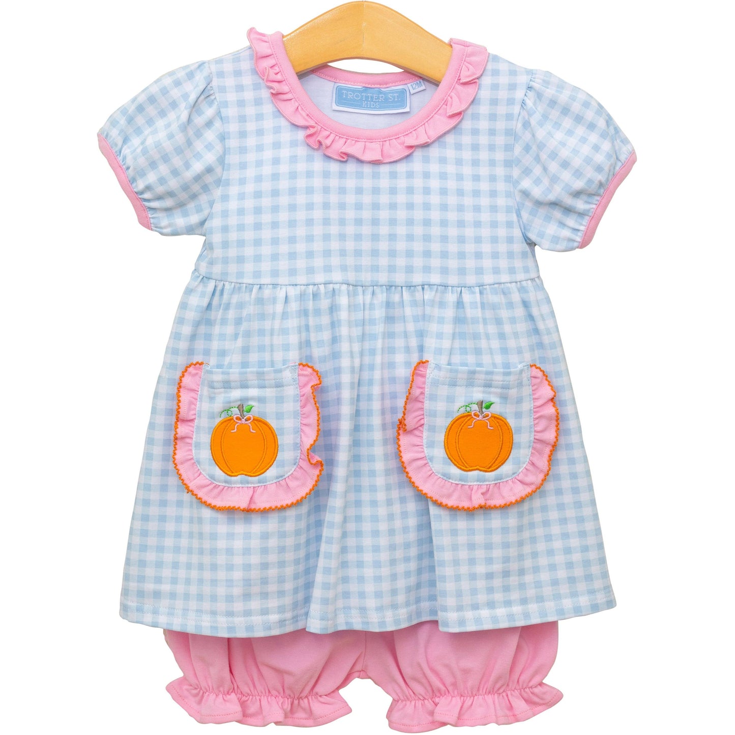 Pumpkin SS Bloomer Set