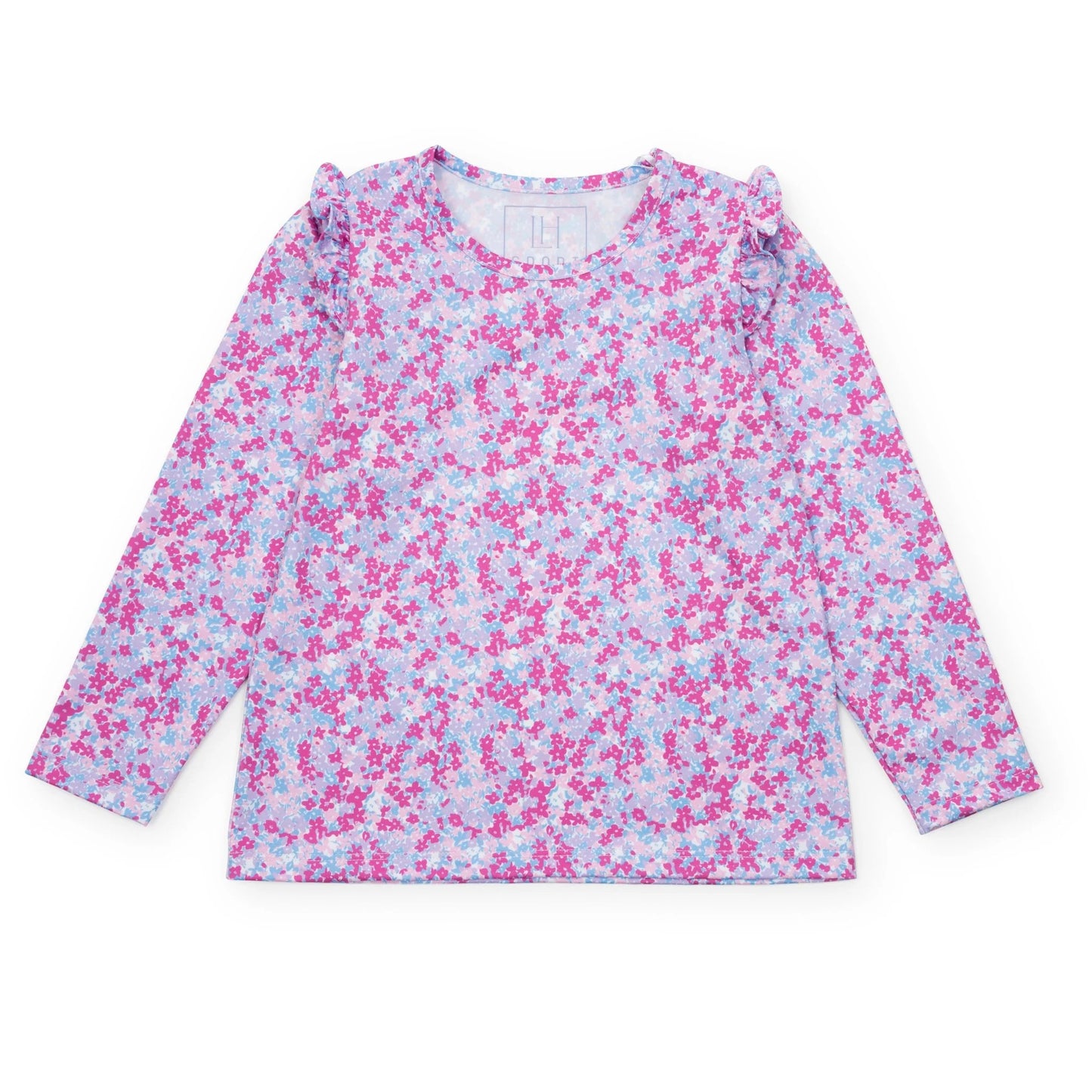 Mia LS Performance Top - Preppy Petals