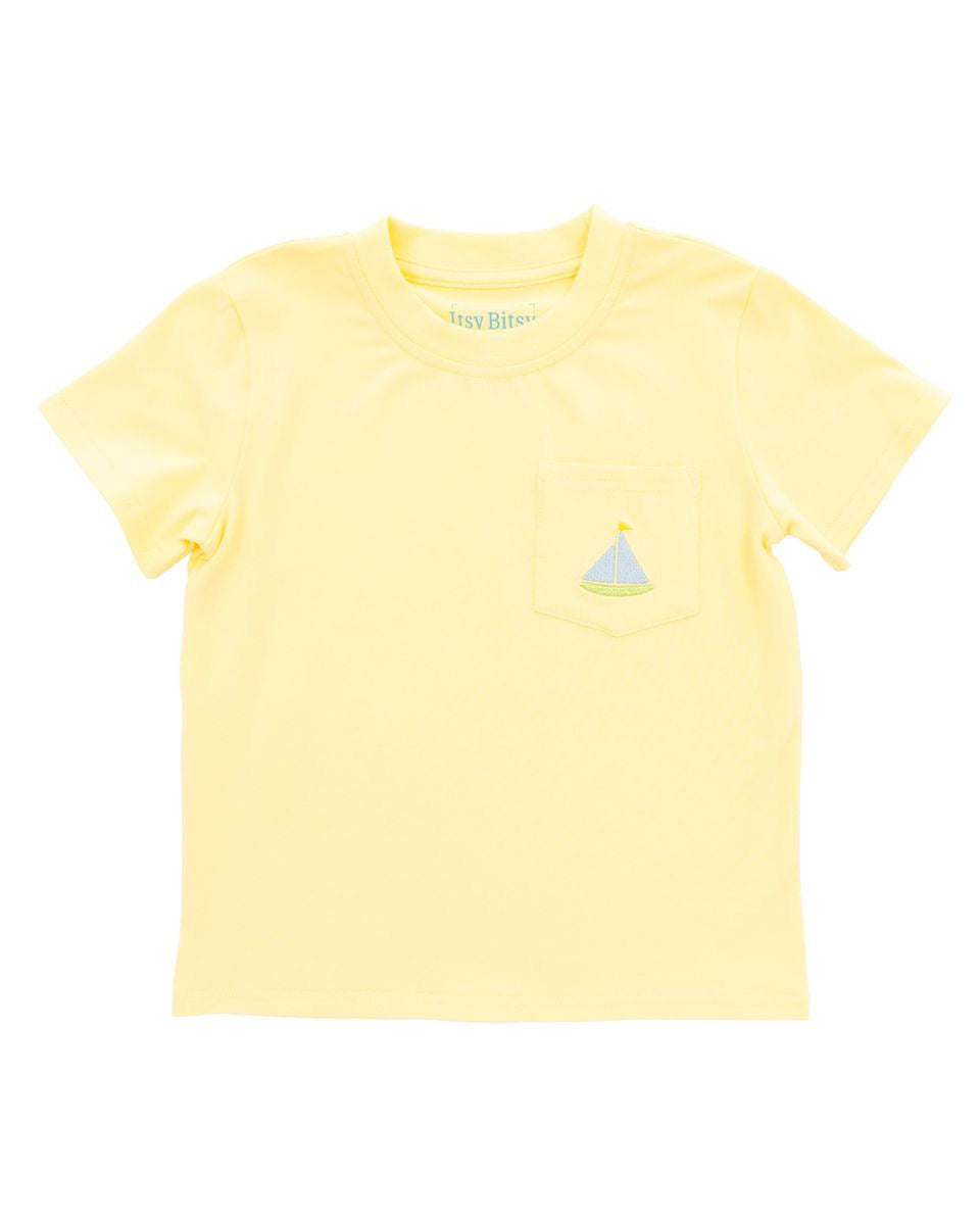 Pocket Tee - Sailboat
