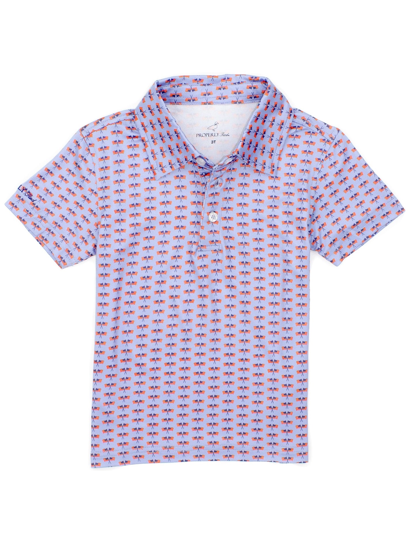 Inlet Polo - Freedom Flag