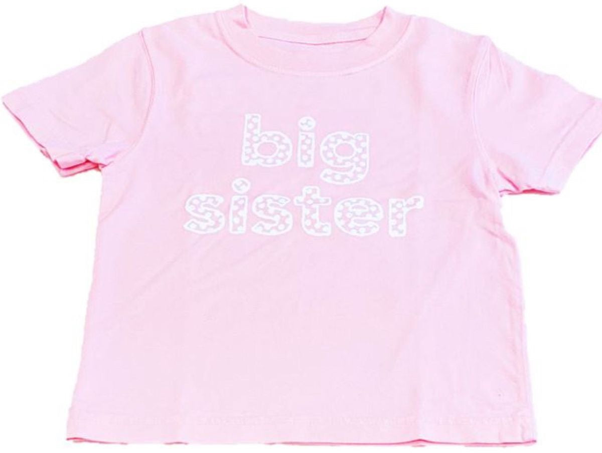 Lt. Pink Big Sister T-Shirt