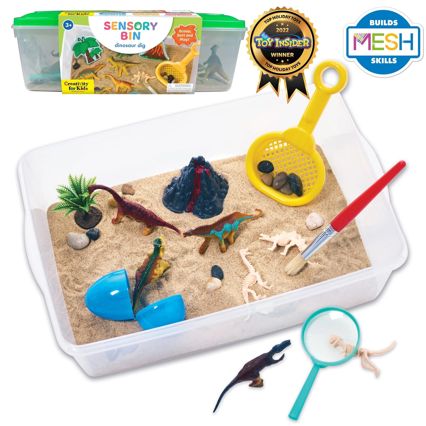 Sensory Bin - Dinosaur Dig