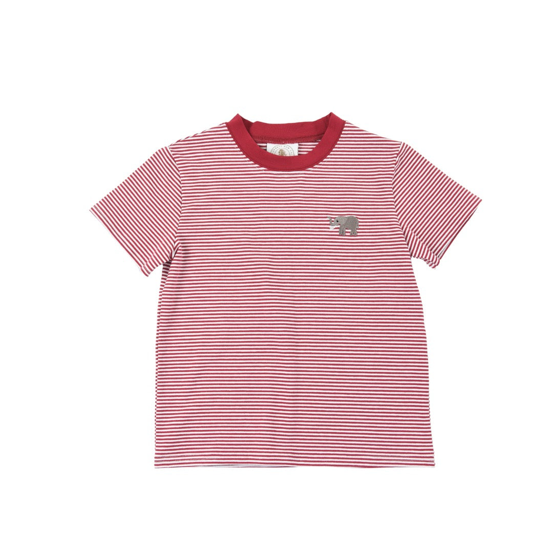 Fan Zone Crew Tee- Dark Red