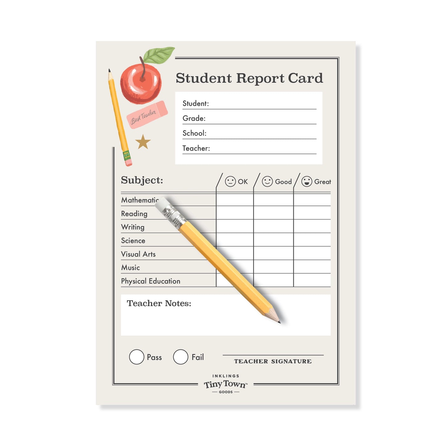 Play Notepad - Report Card