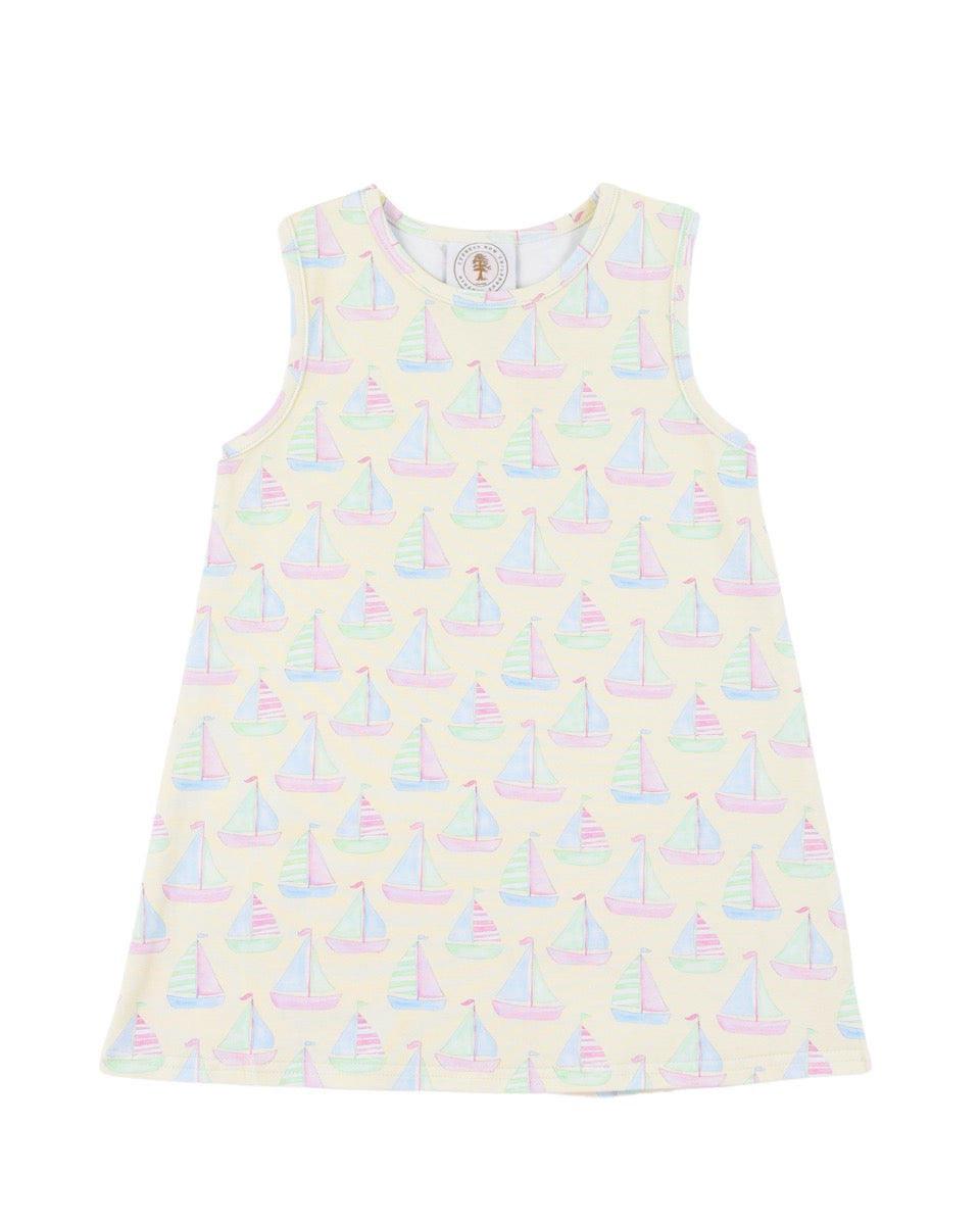 Seas the Day Sleeveless Susie Swing Dress