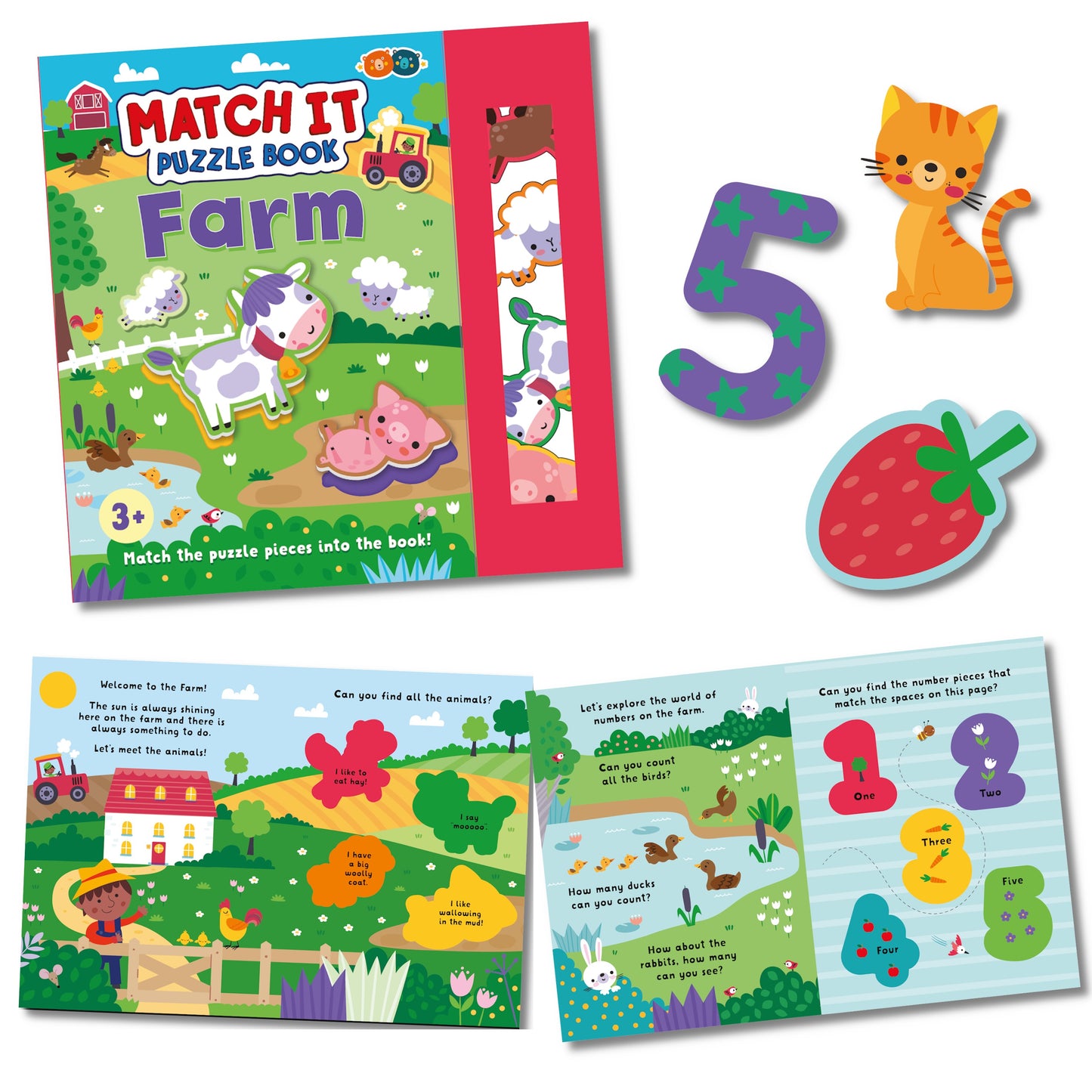 Match It Puzzle Book - Farm