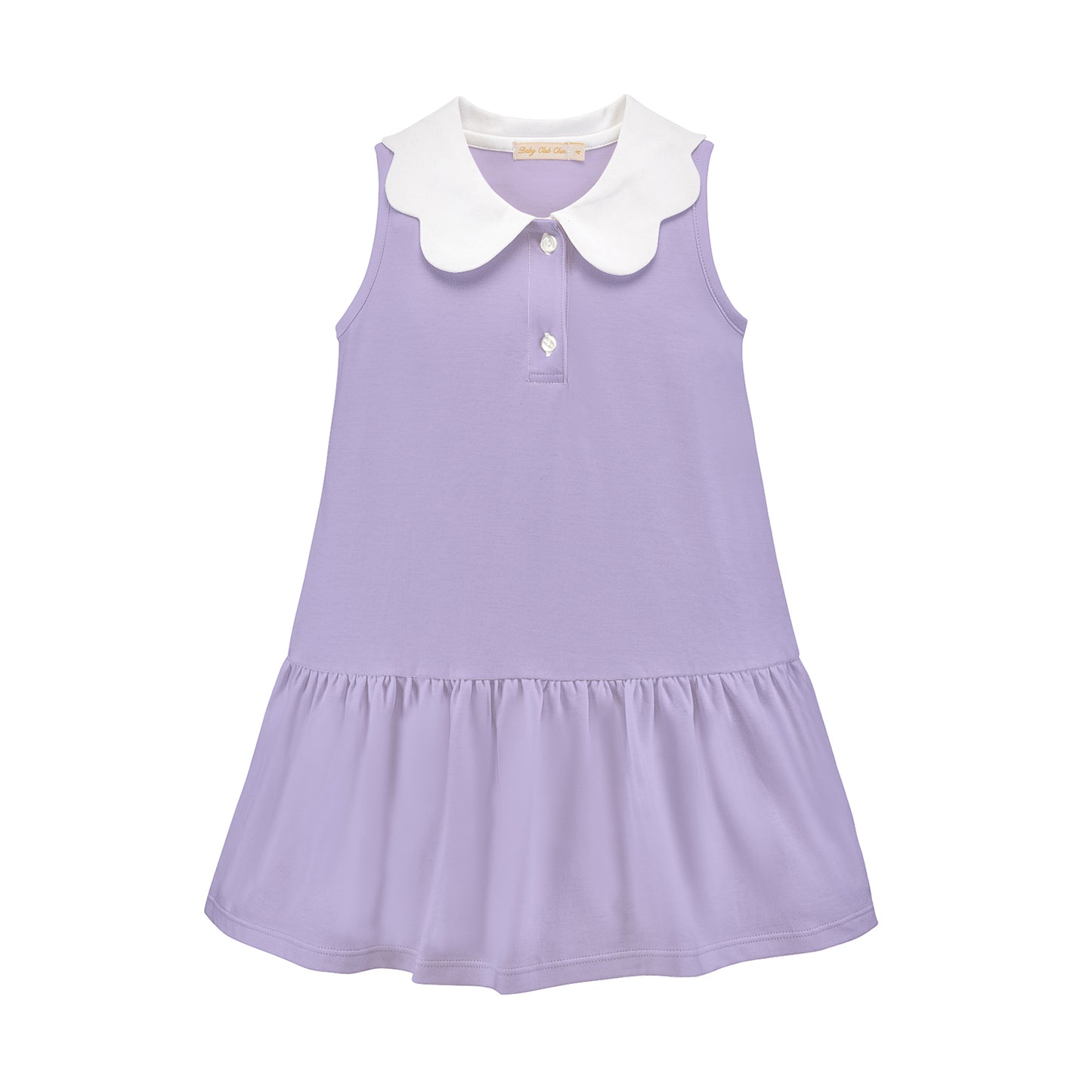 Lavender Solid Dress
