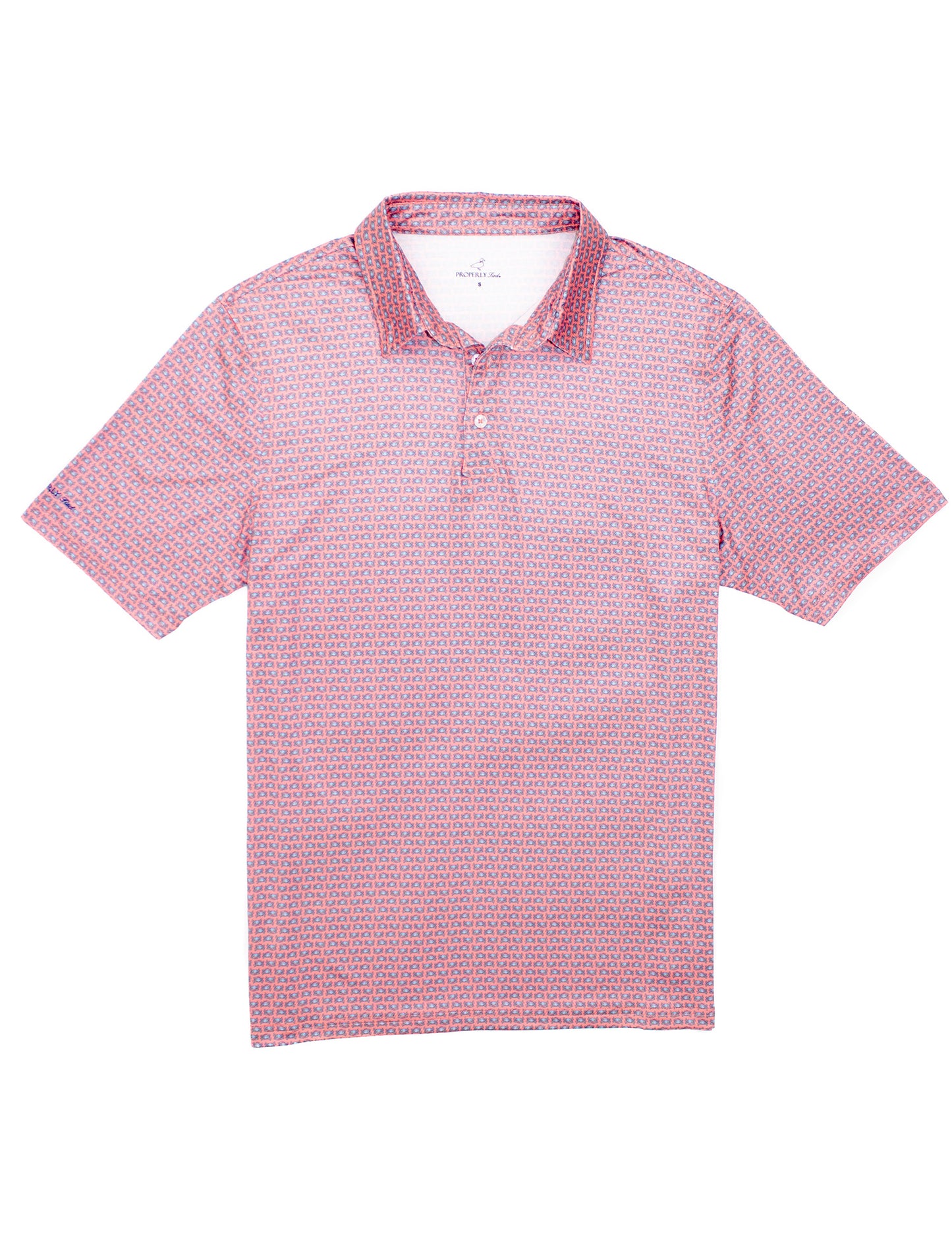 Boys Inlet Polo Blue Crab