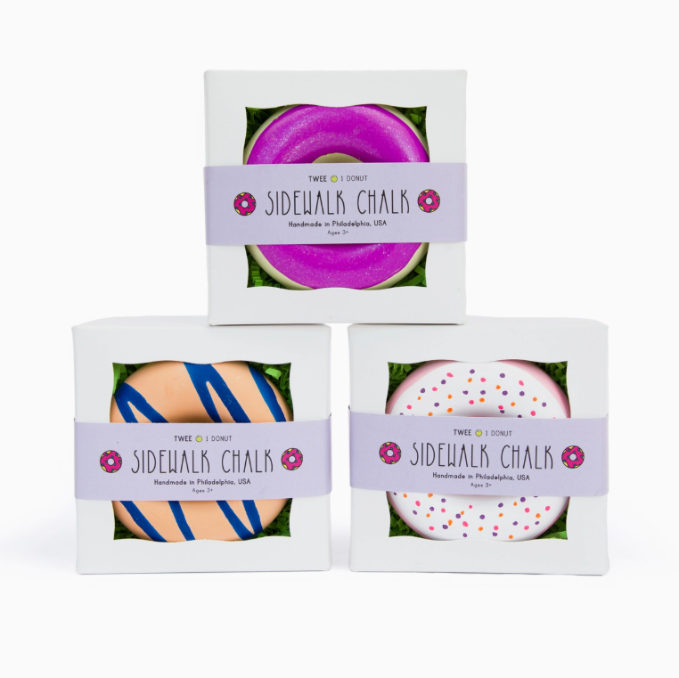 Donuts | Assorted Styles | Handmade Sidewalk Chalk