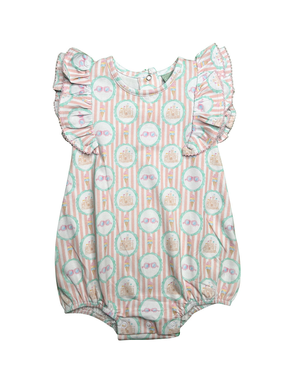 Sand Castle Flutter Sleeve Bubble