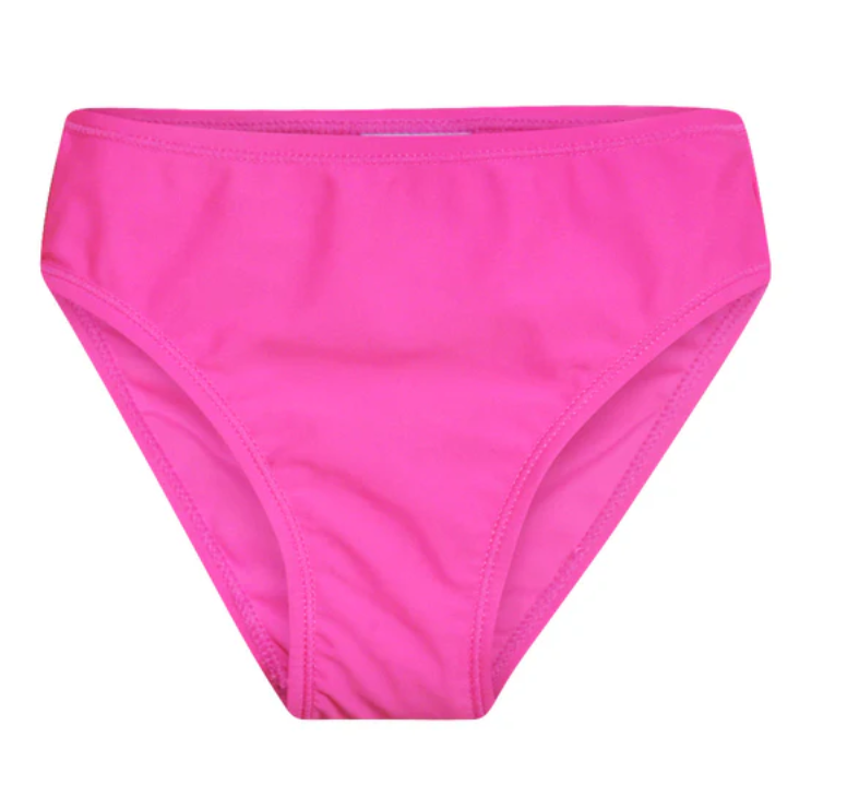 Ruffle Rash Guard 2 Piece Set - Sweet Pink Stripe/Azalea Pink