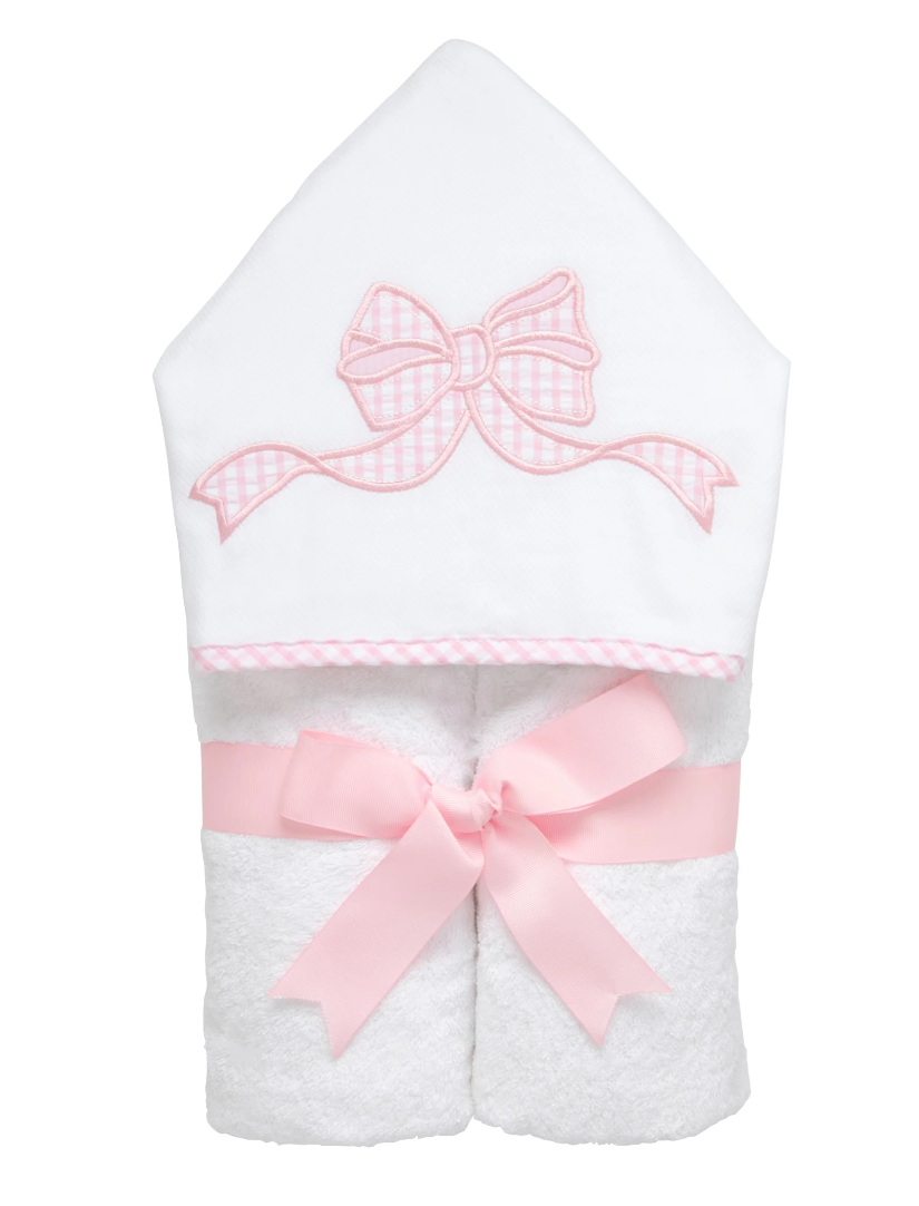Bow Everykid Towel, Pink