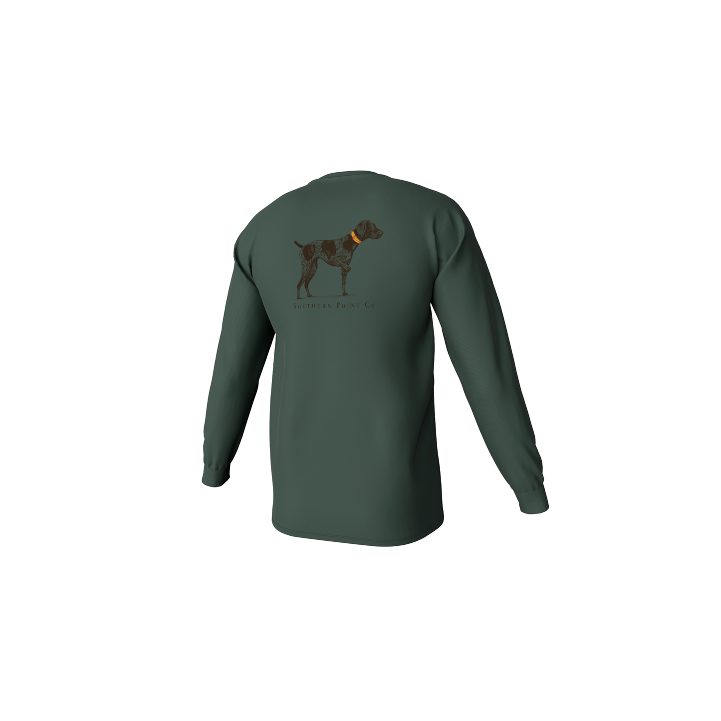 Greyton Long Sleeve Tee - Duck Green